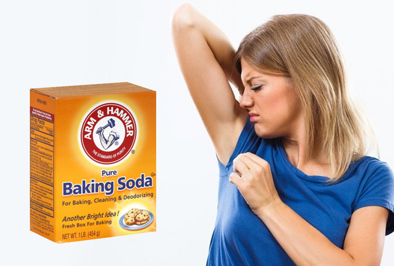 Trị thâm nách bằng Baking Soda
